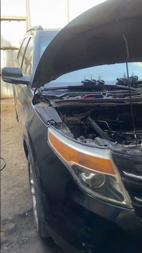 Ford explorer 2014 timing chain and water pump #doitwithomer #shorts