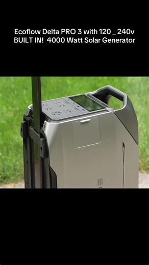 Ecoflow Delta PRO 3 with 120 _ 240v BUILT IN! 4000 Watt Solar Generator #delta #built #solar