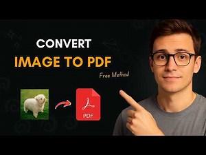 How To Convert Image To PDF in Google Docs | Free Method