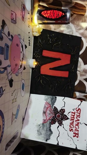 DIY Stranger things room decor🚨🕷️