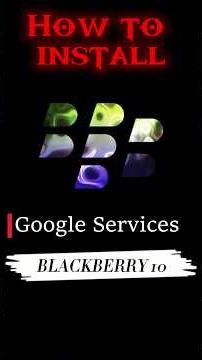 How to Install Google Services/Playstore on #blackberry10 #2025 #blackberrypassport
