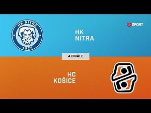 Finále play-off: HK Nitra - HC Košice 2:3, stav série: 1:3
