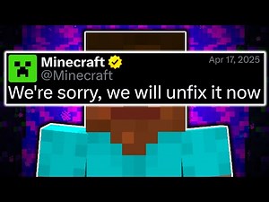 Minecraft Bugs So IMPORTANT, Mojang Won't Fix Them...