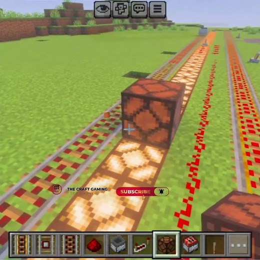 How to build a train track in Minecraft 🫨| #minecraft #minecraftshorts #minecraftbuilding #gaming