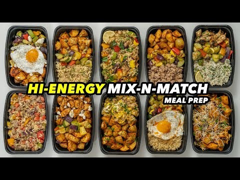 Hi Energy Mix & Match Meal Plan for Hard Gainers and Endurance