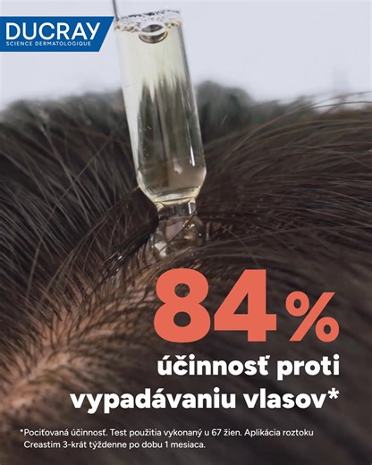 Váš boj s popôrodným vypadávaním vlasov dnes končí. ANAPHASE CREASTIM Roztok proti vypadávaniu vlasov obsahuje silný komplex aktívnych zložiek, ktoré spomaľujú masívne vypadávanie vlasov a stimulujú ich opätovný rast. | Ducray - CZ/SK