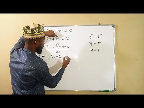 How To Solve Second Order Linear Homogeneous Differential Equation | Involving Complex Roots
