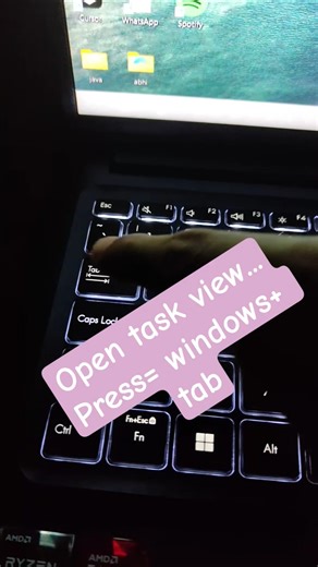 open task view... keyboard shortcut keys 👍🔐 #shortcutkeys #keyboard #ytshorts #youtubeshorts