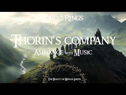 Lord Of The Rings | Thorin's Company | Ambience & Music | 3 Hours | Studying, Relaxing, Sleeping