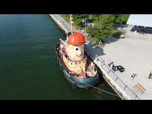 Checking out Theodore Too the Tugboat in Hamilton Harbour