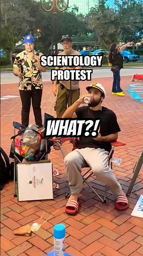 INSANE Scientology protest footage