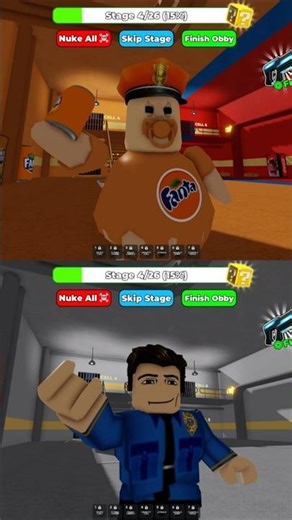 Roblox - BABY COCA-COLA VS PEPSI VS FANTA VS POLICE PLAYERS PRISON JUMPSCARE #roblox #shorts