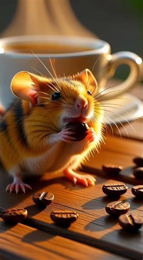 Cute Animals Drinking Coffee #cute #pets