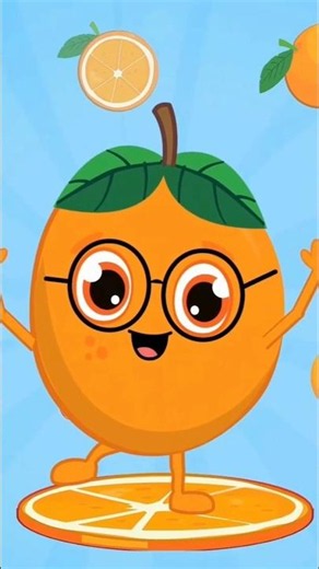 البرتقالة الشطورة 🍊 #اطفال #أغاني_الأطفال #فروت #الفواكه