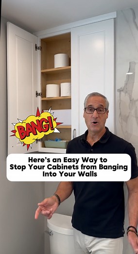 Finally, a Cheap and Easy way to stop your cabinets from bagging into your walls. This easy DIY home improvement project can be done in seconds and without any special tools or buying expensive replacement cabinet hinges. If you want more information on how to order this product, just comment BANG and I’ll send it to you.#cabinets #diy #hack #gadget #homeimprovement Amazon.com | Interior Trend Inc.