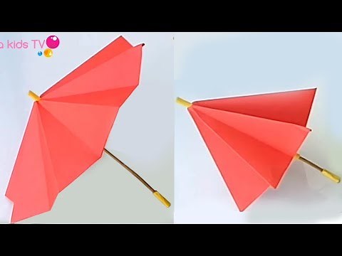 How to make paper umbrella