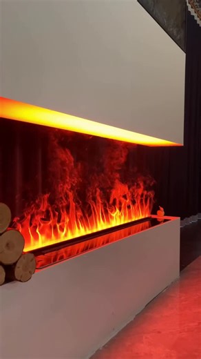 Lamy on Instagram: "🌌 From Mist to Fire: How Our Fireplace Works! #fireplace #electricfireplace"