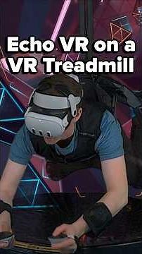 Echo VR on a VR Treadmill #vr #virtualreality #gaming #echovr #quest2 #quest3