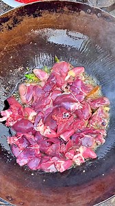 1M views · 10K reactions | RESTAURANT STYLE CHICKEN LIVER FRY COOKING Near forest | Rangers cooking show | Facebook