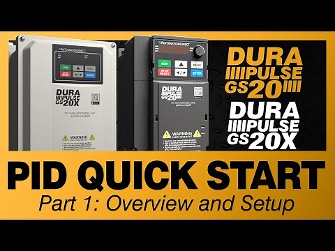 DURApulse GS20(X) VFD: PID Quick Start Part 1 from AutomationDirect