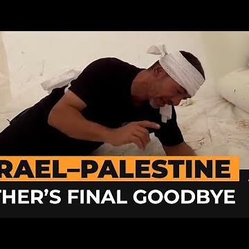 Mourning father in Gaza farewells his deceased sons