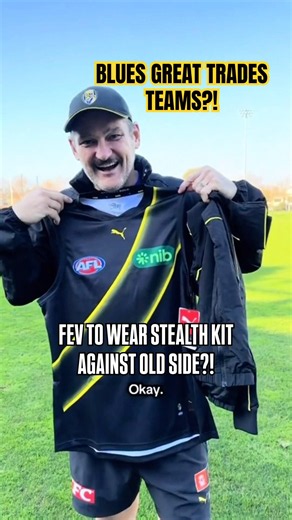 Fev x Stealth!! We LOVE to see it! 👀 #afl #richmond