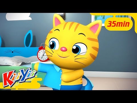 Getting Dressed | Kids Learning | ABCs and 123s | KiiYii | Nursery Rhymes & Kids Songs