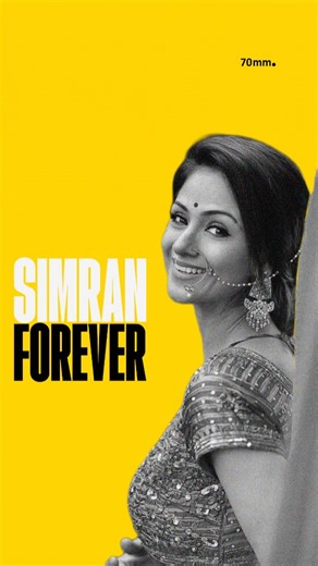 70mm on Instagram: "She didn’t just act, she ruled screens. Grace in every frame, fire in every dance step, and performances that still live rent-free in our hearts. Simran wasn’t a phase. She was an era. Video Courtesy: Galatta Plus Comment your favourite Simran film. Save this reel if she defined your childhood 🎥 Follow @70mm.xyz for more South cinema stories"