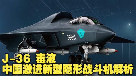 J-36 毒液 中国激进新型隐形战斗机解析