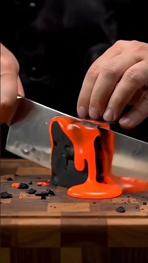 Cutting Minecraft Magma Block #minecraft