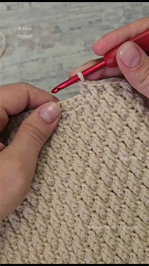 GuTCrafts on Instagram: "Apline Stitch 4 Row Repeat Crochet Pattern | Crochet Stitches | Crochet Blanket"