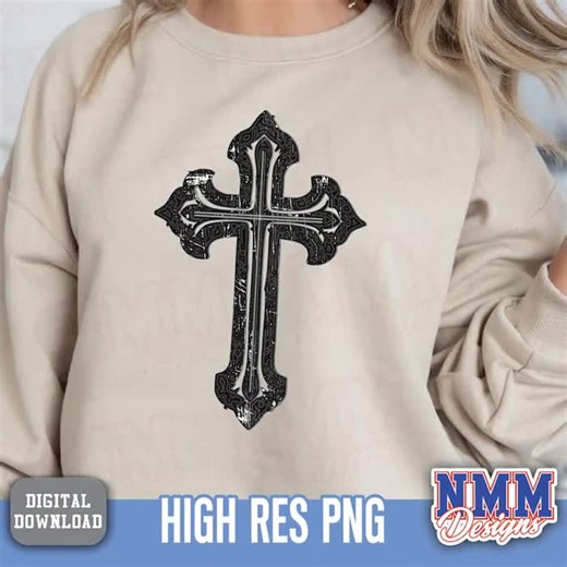 Cross PNG File Transparent Background | Christian Symbol Digital Download for Crafts & Designs - Etsy