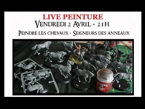 LIVE PEINTURE FIGURINE - Peindre les Chevaux