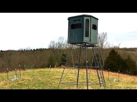 Redneck Blinds Setup - Predator Platinum 360 w/ 10' Tower