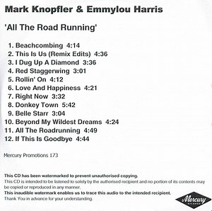Mark Knopfler And Emmylou Harris - All The Roadrunning