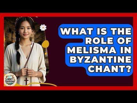 What Is The Role Of Melisma In Byzantine Chant? - Holy Landmarks