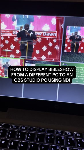 Setting Up BibleShow on OBS Studio for Livestreaming