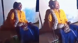 Viral Video: ముందుబాబా మజాకా..! కొండచిలువకే మతి పోగొట్టేశాడు.. వీడియో చూస్తే గజ గజ వణకాల్సిందే.. - Telugu News | Python crawls over lorry driver who consumed liquor and slept outside in AP Kurnool watch video | TV9 Telugu