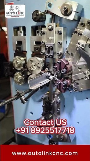 Automatic CNC Spring Coiling Machine | Precision Spring Manufacturing Technology