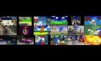 Mix of 2 videos from youtube : sparta remix sonic vs mario nineparison