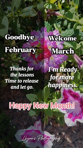February comes to a close, and I'm grateful for the lessons learned. As March begins, I look forward to more happiness, good health, and days filled with gratitude. ♥️👍🌹💛 Lhynn Everyday HOPE and Quotes #HappyNewMonth #fbreels #welcomemarch #March #goodbyefebruary #SpreadPosivity #everydayhopeandquotes #lhynndeguzman #lhynnsreelcreation #lhynnsphotography | Everyday HOPE and Quotes