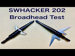 SWHACKER 202 Broadhead Test