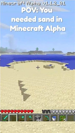 Not even close to enough btw 😅 #minecraft #minecraftalpha #oldminecraft