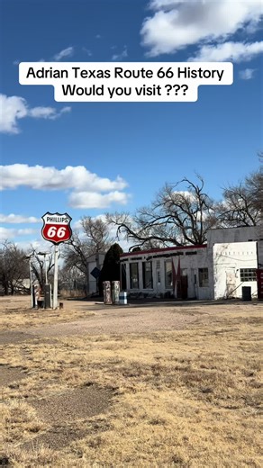 Exploring the Historic Gas Station in Adrian, Texas