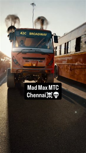 RiggedIndian on Instagram: "Mtc madmax buses in chennai? No way 🙅 😱😱😱. This is cgi. #chennai #mtc #madmax #bus you seen this bus"