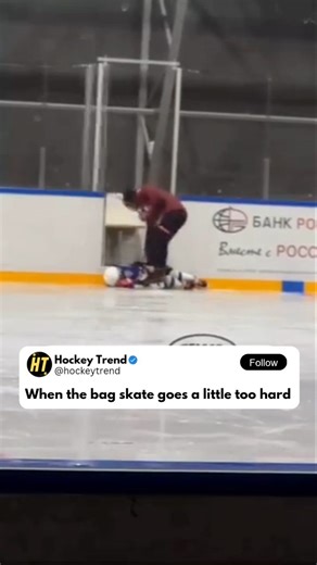 Hockey Trend on Instagram: "Someone get the puke bucket"