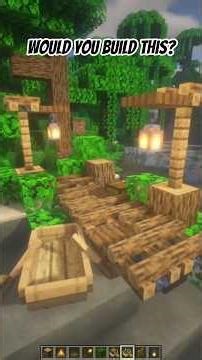 Starter Harbor Minecraft #minecraft #minecraftbuilding #shorts