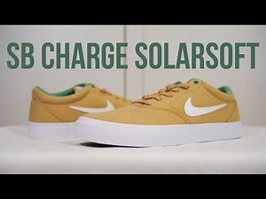 NIKE SB CHARGE SOLARSOFT CANVAS (beige): Unboxing, review & on feet