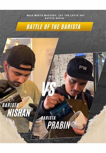 Swan Latte Art Challenge: Battle of the Barista Session 1