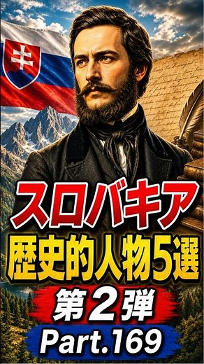 スロバキアの歴史的人物5選 Part.169